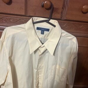 Croft And Barrow Men’s Long Sleeve Yellow Shirt XXL